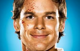 Dex blood on face